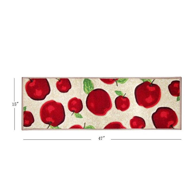 Magstonee Non-Slip Rubber Backing Kitchen Rugs 3 Piece Carpet Doormat Rug Sets (3pcs) - Image 2